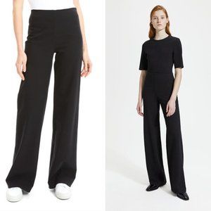 Theory Cotton Ponte Wide-Leg Pant Stretchy, P/XS, Never Worn